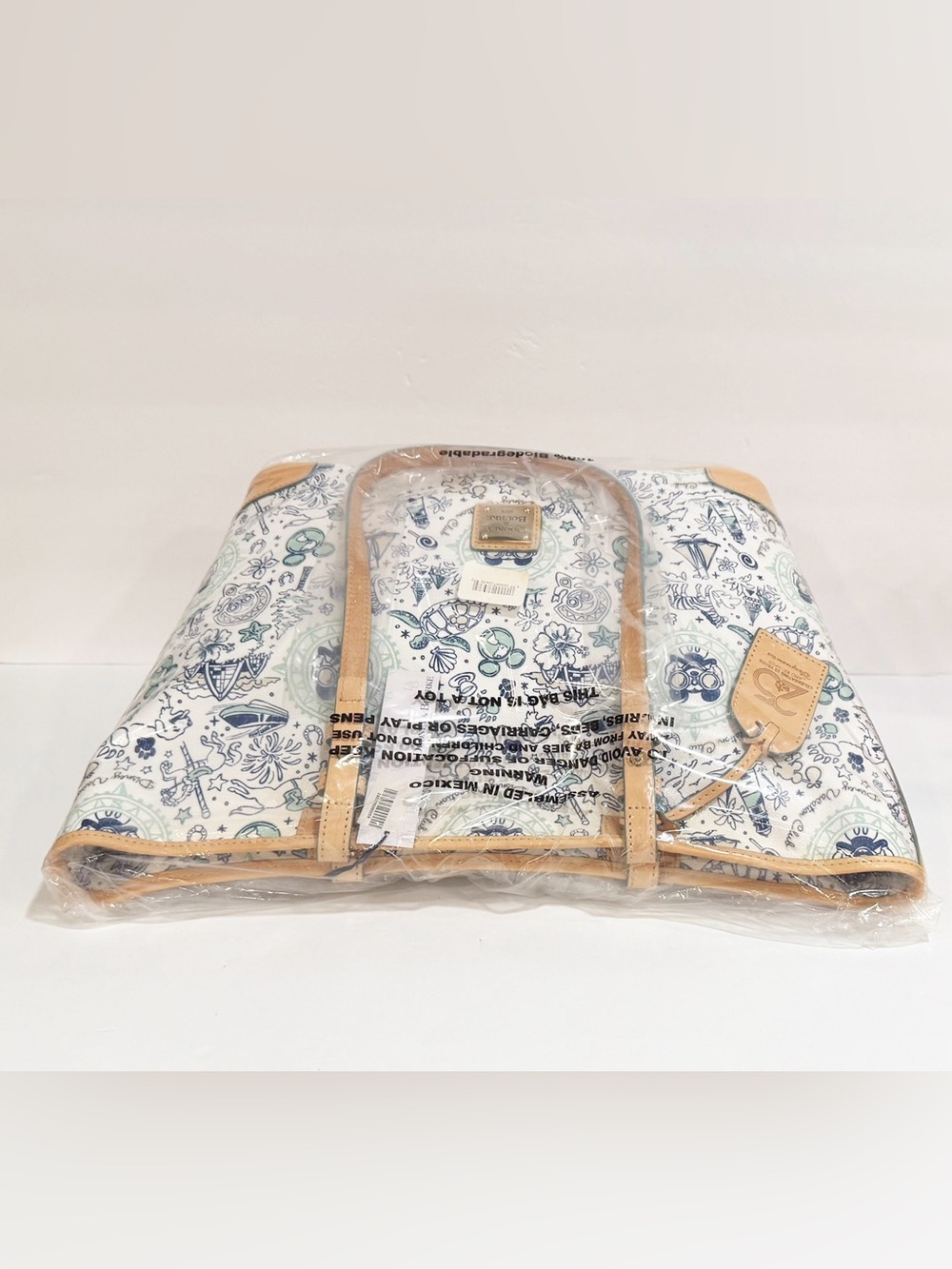 2016 Disney Dooney & Bourke DVC 20th Vacation Club Shopper Large Tote Bag NWT - Picture 7 of 8